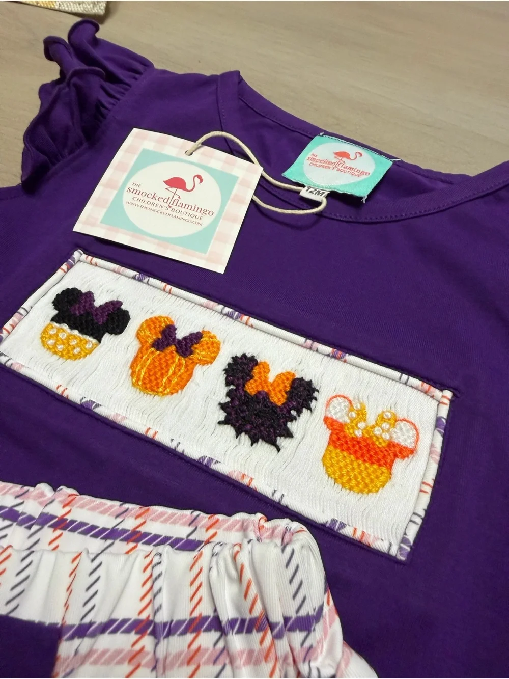 Smocked Halloween Disney Girls Set